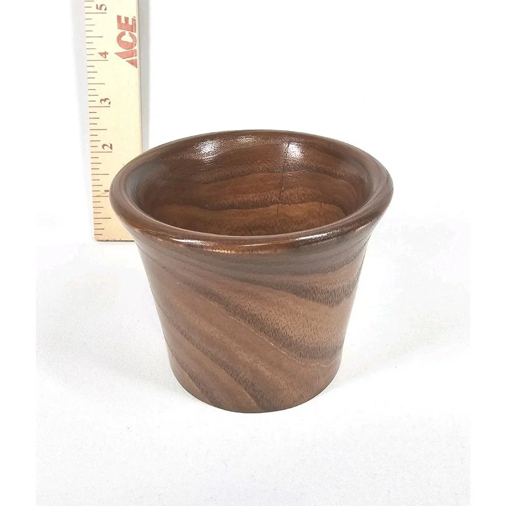 Handmade Cotton Wood Cup Design Accessory Decoration Holder Gift Centerpiece